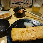 梅田大衆酒場 H - 味噌ニンニクとだし巻き玉子