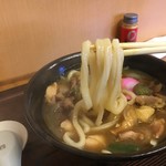 ふる里うどん  - この灼熱のカレーでもへタれない強度がある
      めっちゃ剛麺やぁ＼( 'ω')