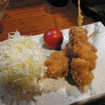 手打ちうどん 自遊席 - 串かつ