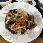 龍喜 - 黒酢酢豚定食