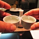 や寿し - 黒龍 純吟 で家内と乾杯。　　　　　2018.06.09