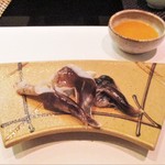 や寿し - とり貝。酢味噌で頂きます。　　　　　2018.06.09