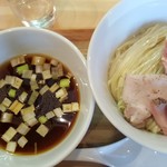 麺の極 はなみち - 限定麺「鶏と生醤油のつけ麺」(2018年6月24日)