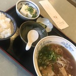 日向山 - ラーメン定食。