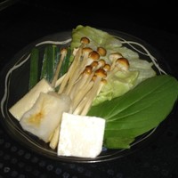 瀬里奈 本店 - しゃぶしゃぶのお野菜・その１です。