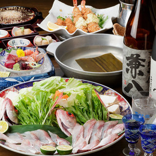 すなおや本店限定 長崎対馬のブランドのどぐろ紅瞳のしゃぶしゃぶ のどぐろコース 魚居酒屋 すなおや 西中島本店 南方 居酒屋 食べログ