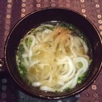 瀬里奈 - しゃぶしゃぶの〆のうどんです。