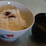 赤心 - ごはん。吸い物