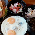 パン食菜館 トレトゥール - 生ハムサンド＋Ｂ＋タコとトマトのサラダ