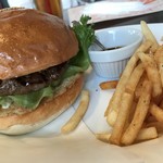 グーギーズカフェ - テリヤキバーガー +テリヤキソース +ポテト