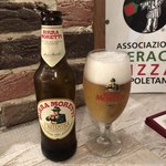 PIZZERIA IL SOLE TEN-3 - イタリア産 モレッティビール♪