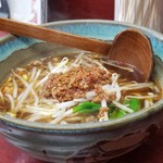 玉蘭 - 極辛ラーチャー麺　650円。旨辛さがたまりません❗
