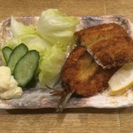 春のお店 - いわしフライ