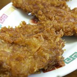 ニコニコ亭 - 別注文したソースカツ単品のアップ