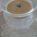 資生堂パーラー - エジプト豆の冷製スープ