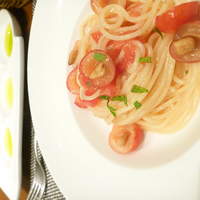 オッジ ダルマット 西麻布店 - 佐藤錦の冷製パスタ