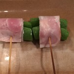 和風串揚げ 禅 - スナックエンドウのベーコン巻き