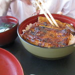 志ぶき - うなぎ丼　1850円