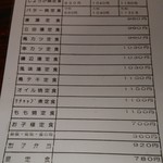 あお木 - 定食メニュー