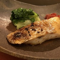 鮨 そえ島 - ◆のどぐろ醤油焼き・・一夜干しにして、みりんを使用せず醤油焼きにされていますので 「のどくろ」の甘み・旨みが引き立ち美味しいこと。