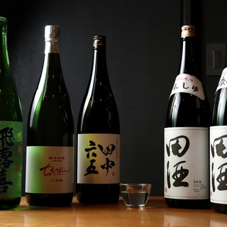 We have seasonal alcoholic beverages and premium shochu.