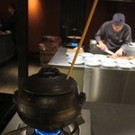 山形座 瀧波 - 沸騰したら菜箸をさします