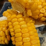 風来坊 - とうもろこし唐揚げ（日替わり）400円