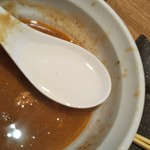 銀座 篝 - スープ割のポットの中身です。魚節のだしです。