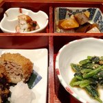 2011年7月訪問　お惣菜4種盛り