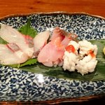 2011年7月訪問　お刺身盛り合わせ