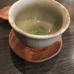 道盅庵 - 冷たい煎茶  一煎目