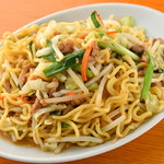 Stir-fried noodles Taiwanese style Yakisoba (stir-fried noodles)