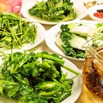 Taiwan Ryouri Kokyuu - 日替わり「台湾青菜」の炒め\580～
      
      