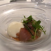モトイ - 大原野菜のガスパチョと百合根のエキュム