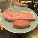 鉄板焼 さざんか - サーロイン＆フィレ