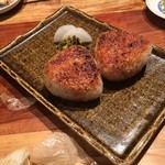 炭火焼鳥 きち蔵 - 〆は焼きおにぎり♪