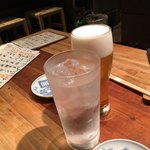 炭火焼鳥 きち蔵 - チューハイプレーンにしました