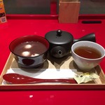 イッピン カフェ - 白玉おしるこセット 2017/04/25