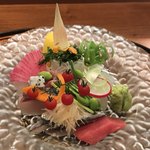 日本料理 梅元 - 美しいお刺身