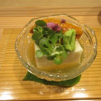 和ごころ 泉 - 先付 豆腐とウニ