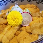 志のや - 絶品「キラキラウニ丼」