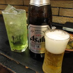 Gochisouya Shiki - 瓶ビールとチューハイ ライム