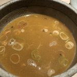 麺屋百式 - スープ割り