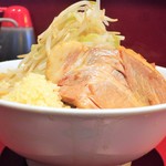 ラーメン二郎 - 小ラーメン＋野菜マシニンニクマシマシ