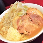 ラーメン二郎 - 小ラーメン＋野菜マシニンニクマシマシ