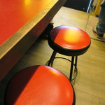 ラーメン二郎 - カウンター席の様子