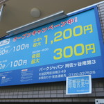 ラーメン二郎 - 周辺のコインパーキングの例