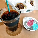 味付マトンケバブｃａｆｅ - 「味付マトンケバブセット」のアイスコーヒー