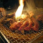 べこや - 炭焼きの風景