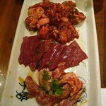 べこや - 赤いお肉の盛り合わせ
